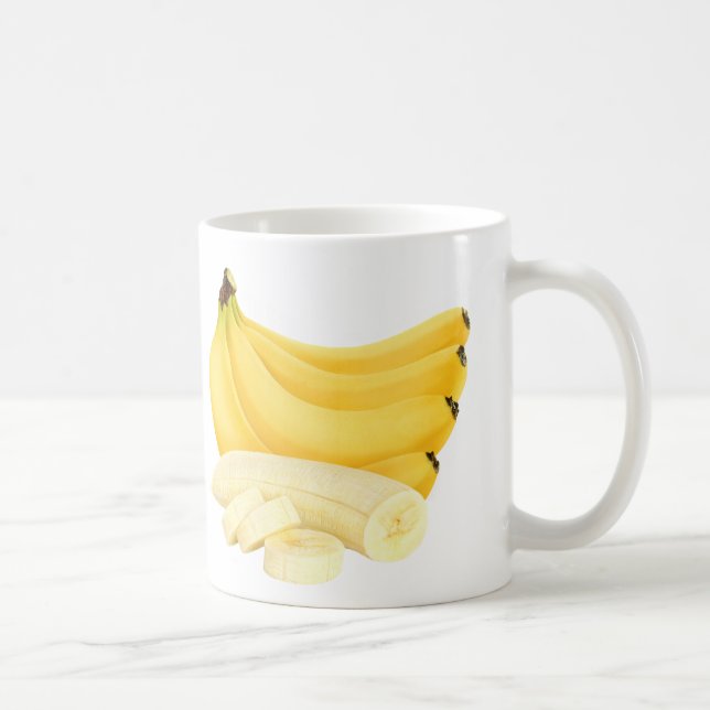 Cut banana bunch coffee mug (Right)