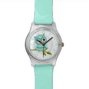 Cut Blue Owl Wrist Watch #Accessory #Watches