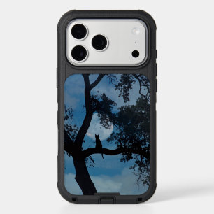 Cut Cat and Moon Phone Case