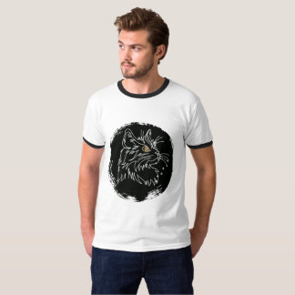 Cut Cat Lover Design T-Shirt