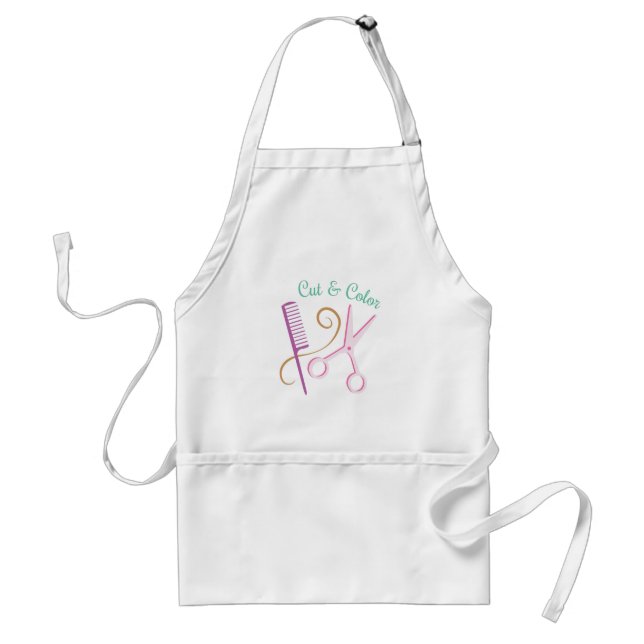 Cut & Color Adult Apron (Front)