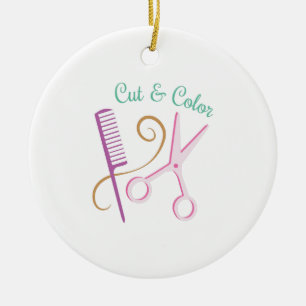 Cut & Color Ceramic Ornament
