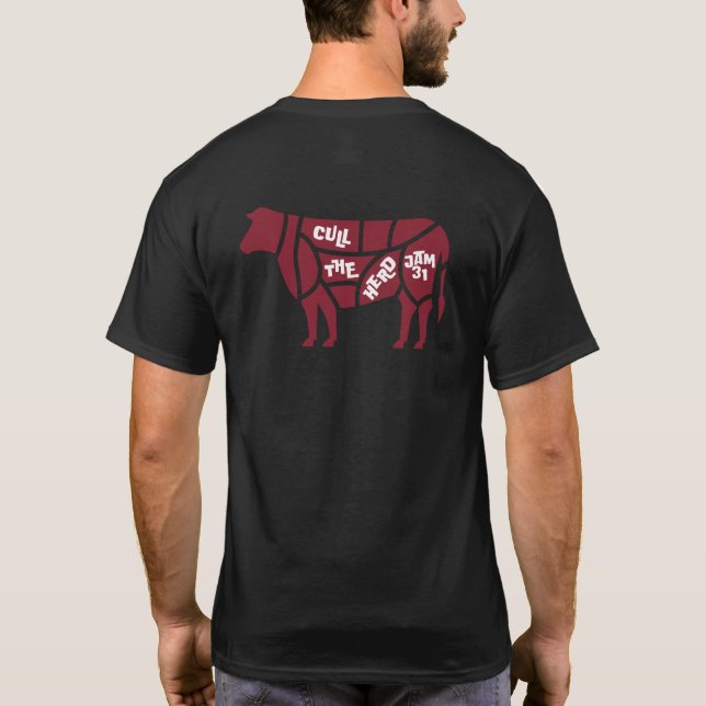 Cut Cow - Cull The Herd T-Shirt (Back)
