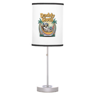 Cut Daddy Sloth Father Table Lamp