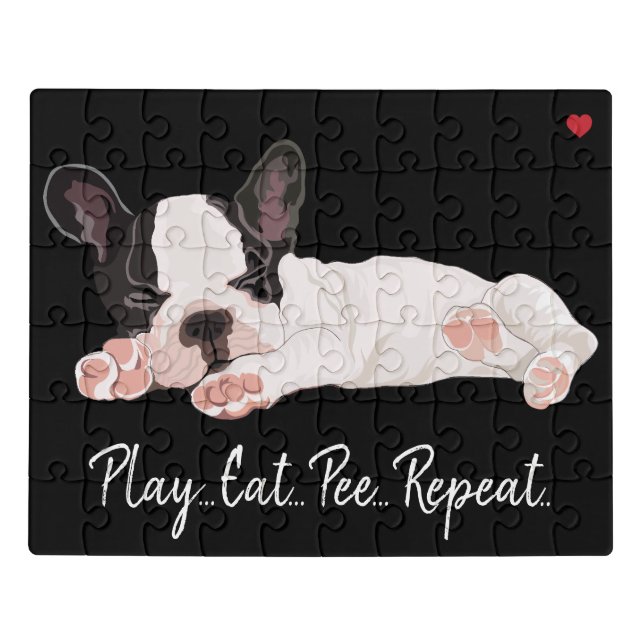 Cut Doggie Jigsaw Puzzle (Puzzle Horizontal)
