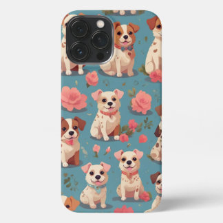 Cut Dogs pattern iPhone 13 Pro Max Case