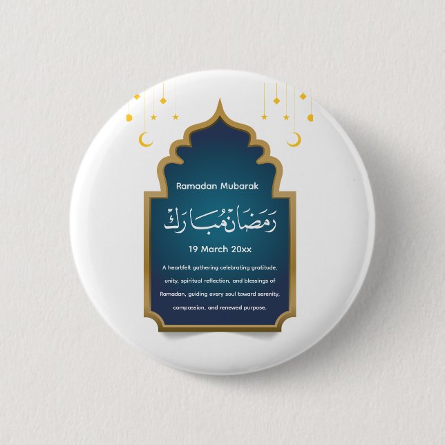 Cut Eid Mubarak   Button (Front)