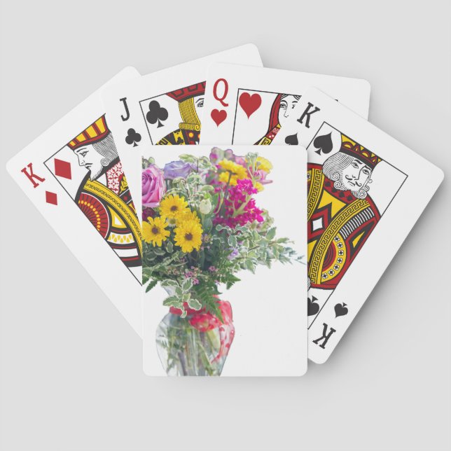 Cut Flower Bouquet Poker Cards (Back)