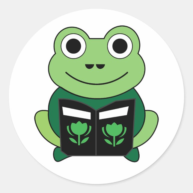 cut frog sticker (Front)