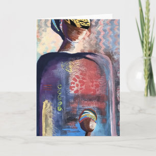 Cut from the same cloth - Blank inside greeting Card