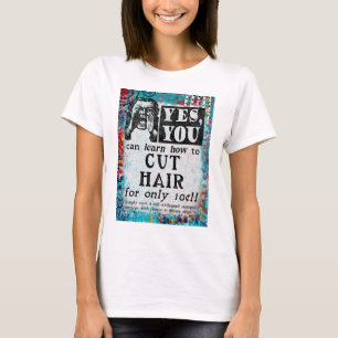 Cut Hair - Funny Vintage Ad T-Shirt