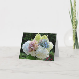 Cut Hydrangea Bouquet Photography Note Card