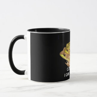 Cut It Out! I Can't Breathe Frog Mug