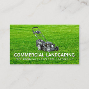 Cut Lawn Lawn Mower Business Card