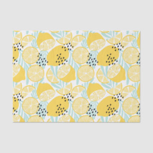 Cut Lemon Pattern Decoupage Fruit Tissue Paper