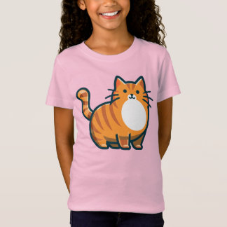 Cut Orange Cat -  T-Shirt