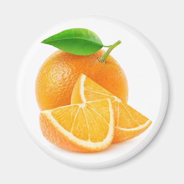 Cut oranges magnet (Front)