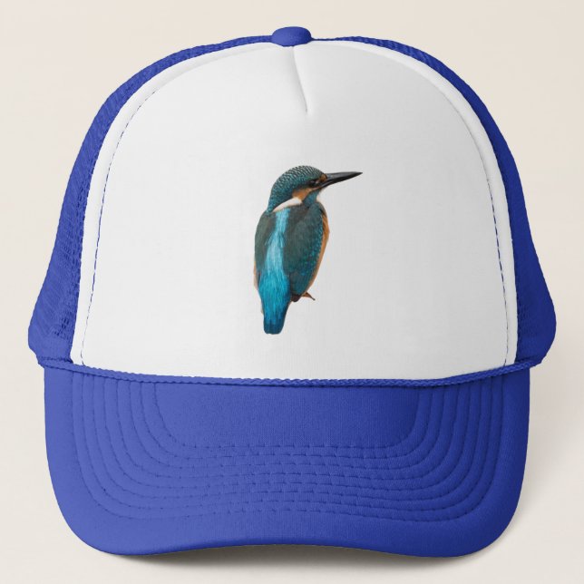 Cut out of a Kingfisher Trucker Hat (Front)