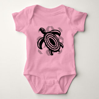 Cut Out Turtle Baby Bodysuit