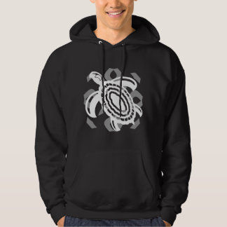 Cut Out Turtle Dark Hoodies