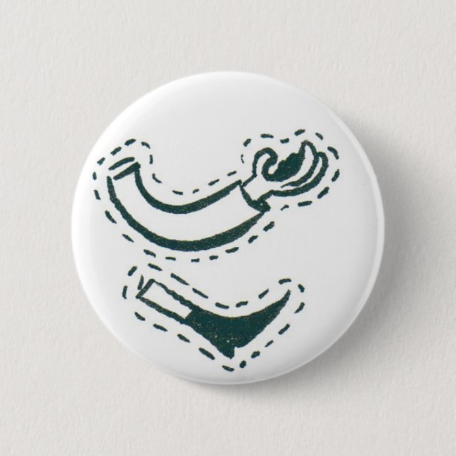 cut outs pinback button (Front)