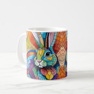 cut rabbit coffee mug