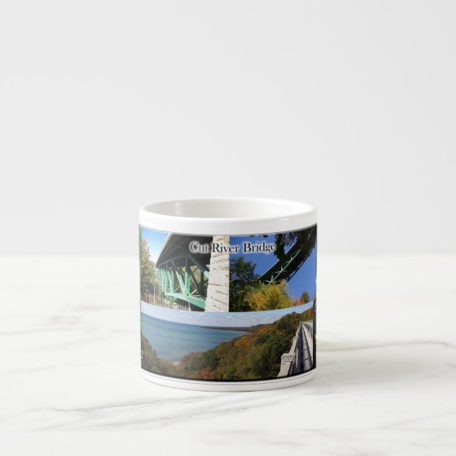 Cut River Bridge espresso mug (Front)