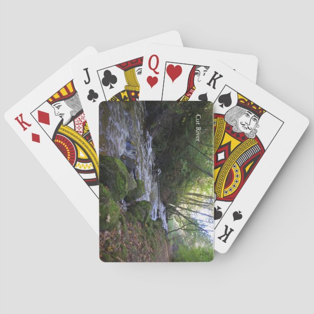 Cut River playing cards (Back)