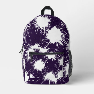 Cut & Sew Backpack – Very Dark Violet for School