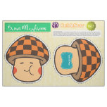 Cut &amp; Sew Brown Mushroom - Easy DIY Project Fabric