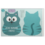 Cut &amp; Sew Cute Cat Stuffed Animal Pattern Fabric