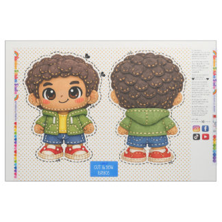 Cut & Sew plushie kids sewing for beginners Fabric