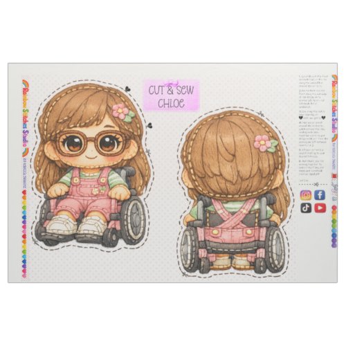 Cut & Sew plushie kids sewing for beginners Fabric