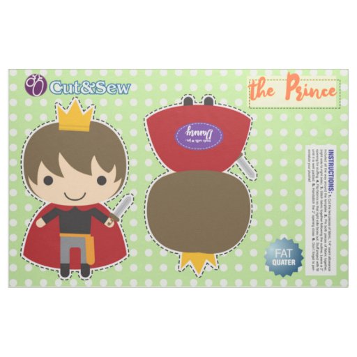 Cut & Sew Prince - Easy DIY Project Fabric