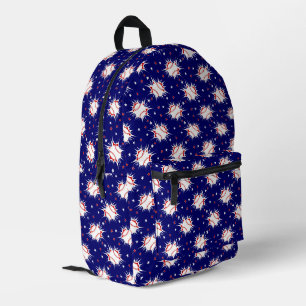 Cut & Sew Printed Backpack