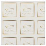 Cut &amp; Sew | White &amp; Gold Scissors Handmade By Fabric