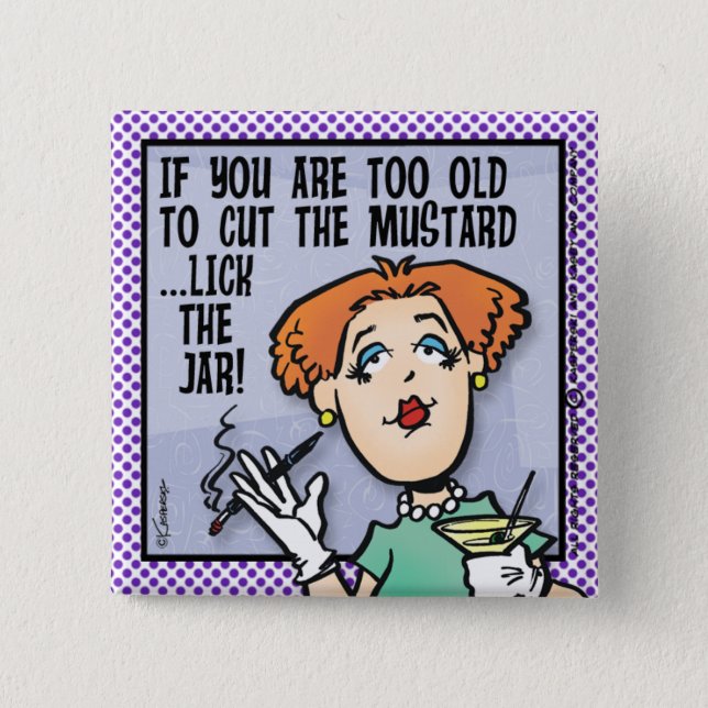 Cut The Mustard Button (Front)