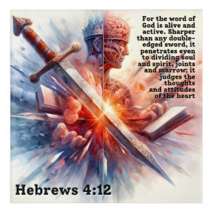 Cut to the Heart (Hebrews 4:12) Acrylic Print