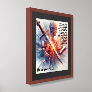 Cut to the Heart (Hebrews 4:12) Framed Art