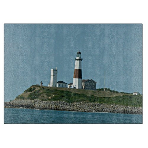 Cut to the Point Montauk Lighthouse Cutting Board