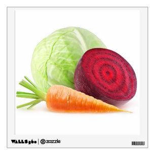 Cut vegetables wall decal
