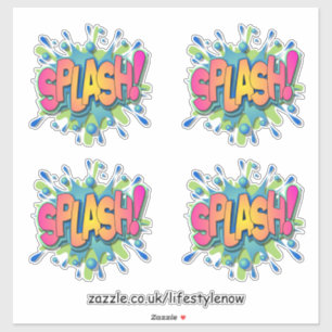 Cut Vinyl Stickers - Splash Design