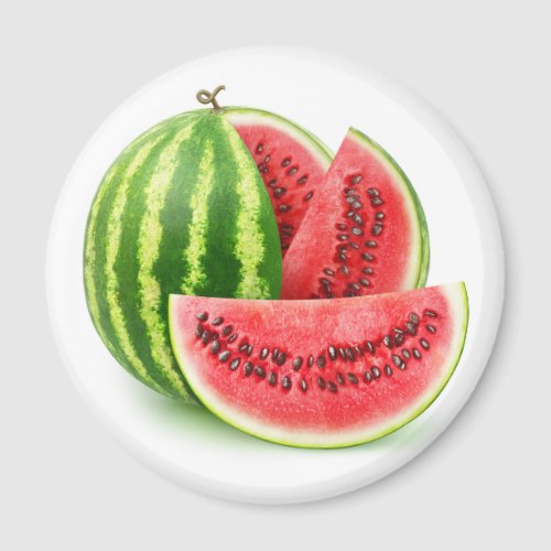 Cut watermelon magnet