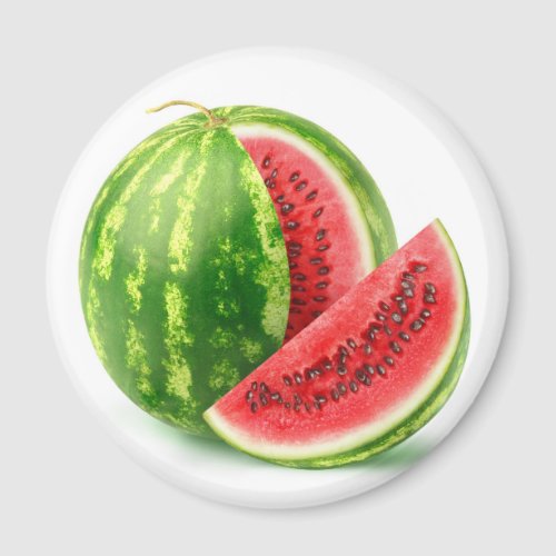 Cut watermelon magnet