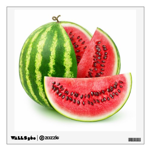 Cut watermelon wall decal