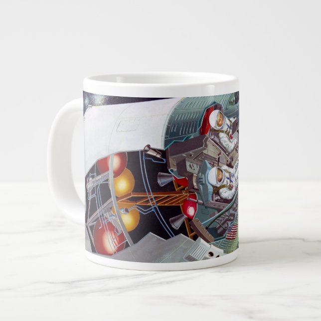 Cutaway A Two-Person Gemini Spacecraft In Flight. Giant Coffee Mug (Front Left)