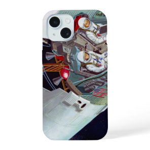 Cutaway A Two-Person Gemini Spacecraft In Flight. iPhone 15 Case