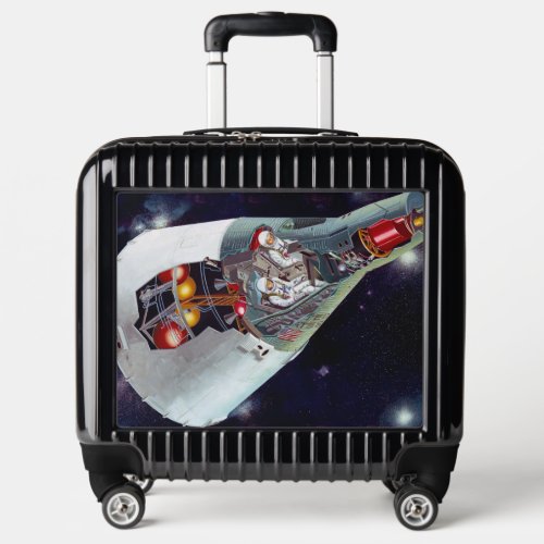 Cutaway A Two_Person Gemini Spacecraft In Flight Luggage