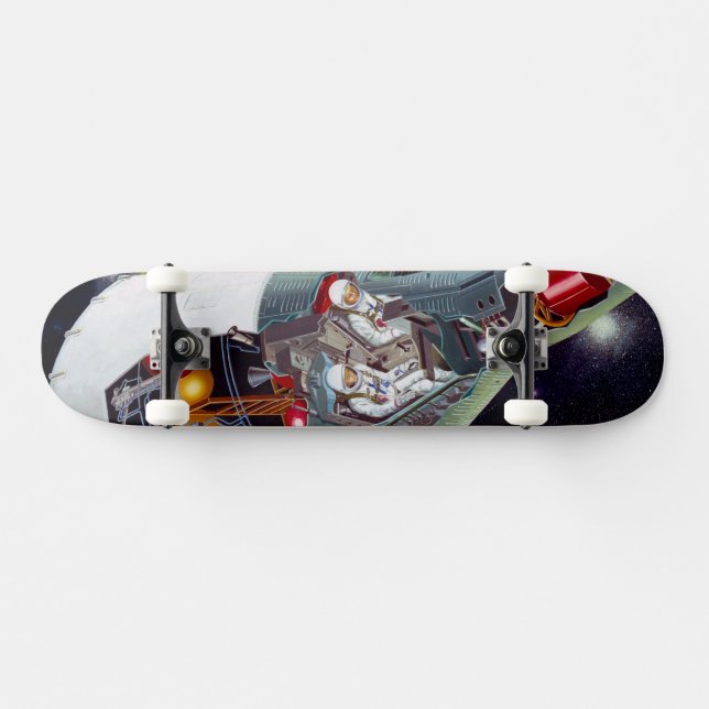 Cutaway A Two-Person Gemini Spacecraft In Flight. Skateboard (Horz)