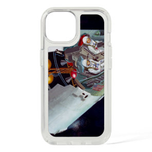 Cutaway A Two-Person Gemini Spacecraft In Flight. iPhone 15 Case